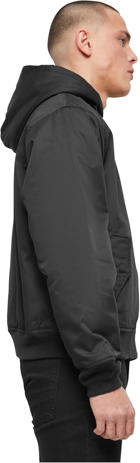 Brandit Lord Canterbury Hooded Winter Männer Übergangsjacke schwarz Basics, Rockabilly XL Schwarz, X