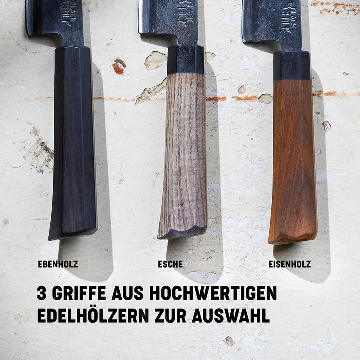 BLACK CHILI MESSER Leichtes Allroundmesser LU-OI-16 - Scharf (Klinge: 16 cm) aus vietnamesischem Car
