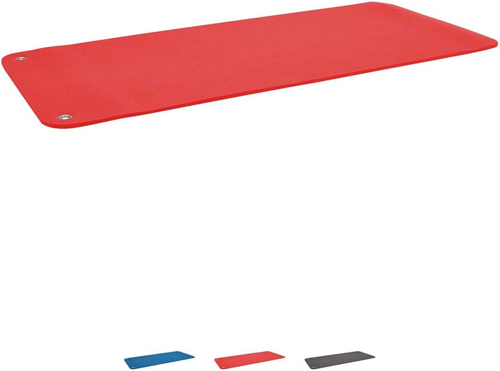 Sport-Tec Gymnastikmatte inkl. Ösen, LxBxH 140x60x1 cm Rot, Rot