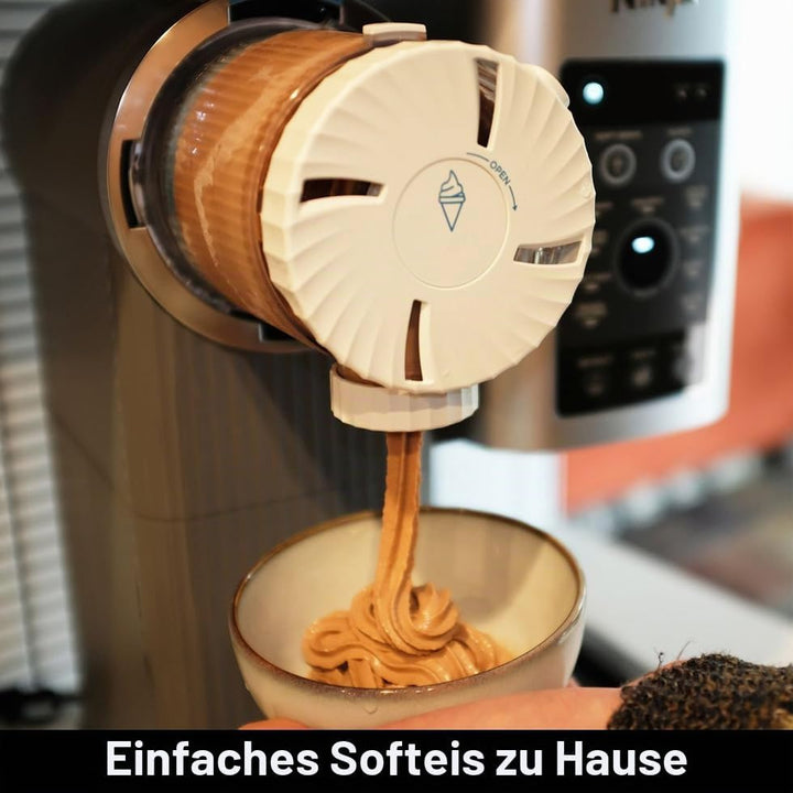 2 Stück Behälter für Ninja Swirl by CREAMi Softeis Eismaschine NC701EU NC701 NC700 Serie, 480ml Ersa