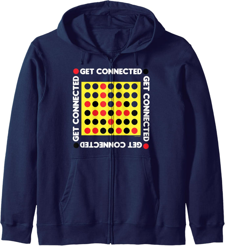 Connect Four Game Box Up Kapuzenjacke