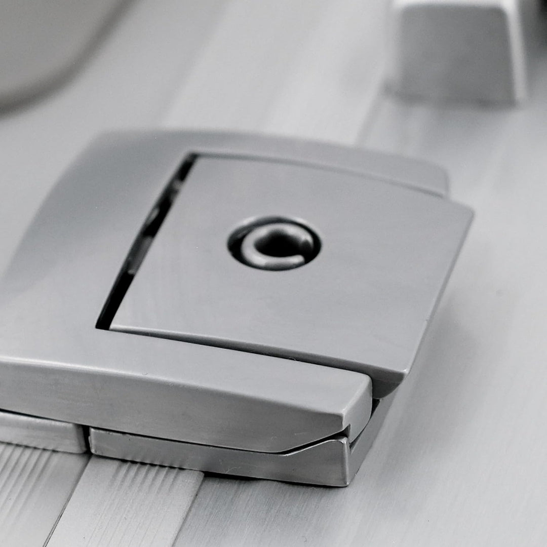 Alumaxx Pilotenkoffer Pandora aus Aluminium, Circa 36 x 47 x 25 cm, Vier 360 Rollen, 47 cm, 36 L, Si