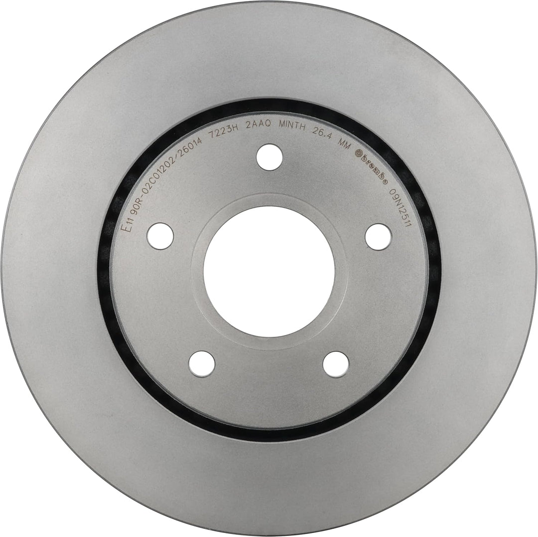 Brembo 09.N125.11 Vordere Bremsscheibe mit UV Lackierung, Anzahl 2