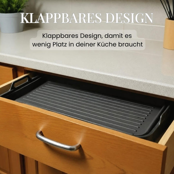 Kompatibel mit Cosori TwinFry 10L – Faltbare Silikonformen für Heissluftfritteuse/Airfryer (1×Gross