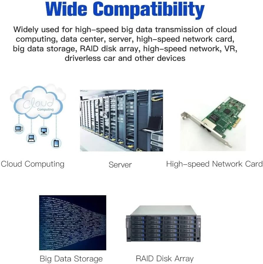 CY Mini SAS HD SFF-8644 auf Mini SAS High Density HD SFF-8644 Datenserver Raid externes Kabel 50 cm
