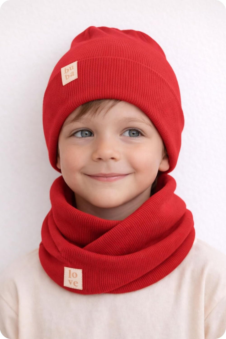 Bubalove Mützen und Schalset für Jungen, Mädchen, baby, Grössen 0mc bis 12 Jahre+ viele Farben, Früh