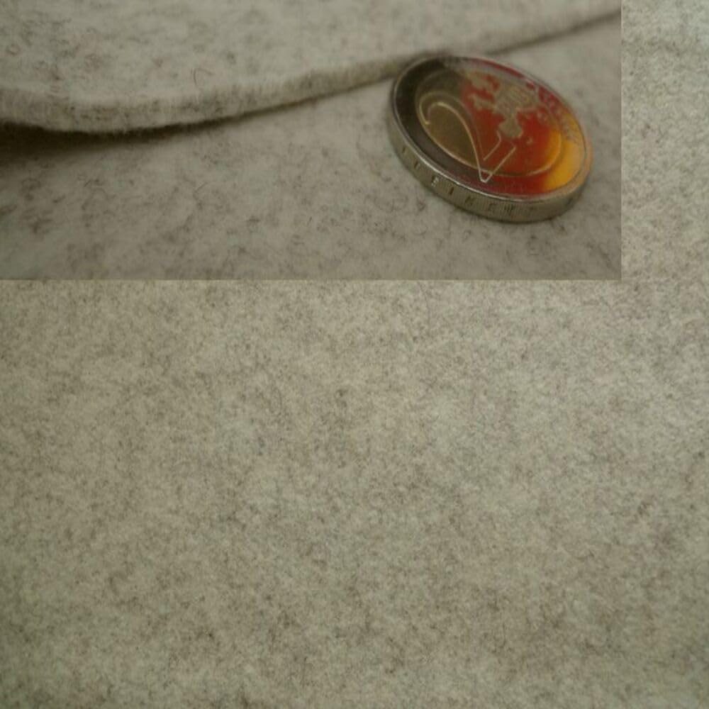 Fabrics-City naturmelange bastel Filzstoff 2,2mm 900g 150cm, Dekorations Filz, Bastelarbeit, Taschen