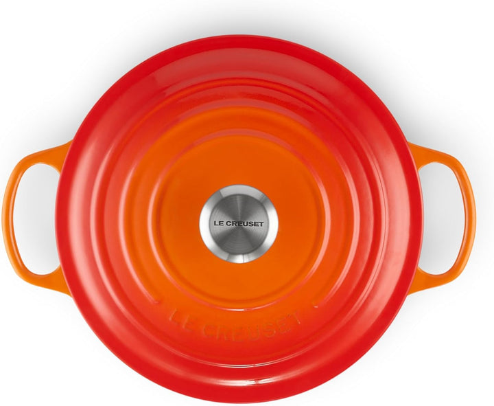 Le Creuset Signature Gusseisen-Bräter mit Deckel, Ø 26 cm, Rund, Für alle Herdarten und Induktion ge