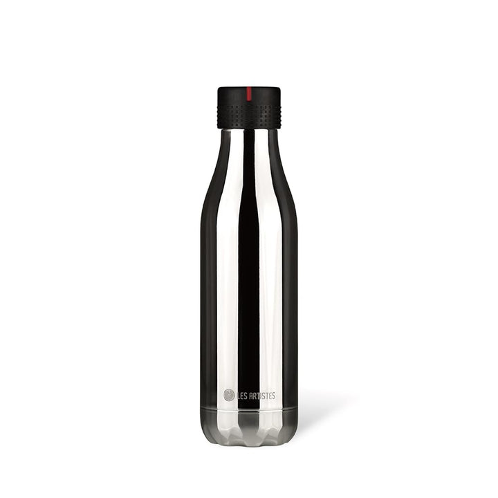 Les Artistes Paris Bottle Up Trinkflasche, Edelstahl, Argent, 7.05 cm