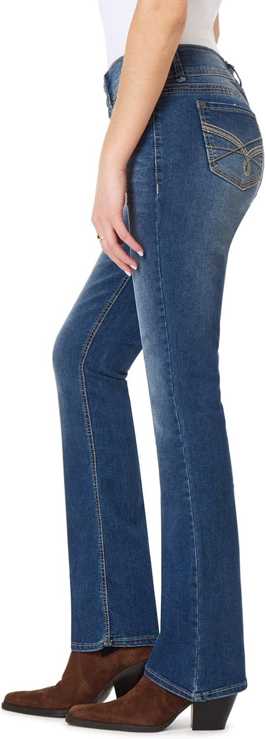 WallFlower Damen Instastretch Luscious Curvy Bootcut Jeans 1 Lang Magie, 1 Lang Magie