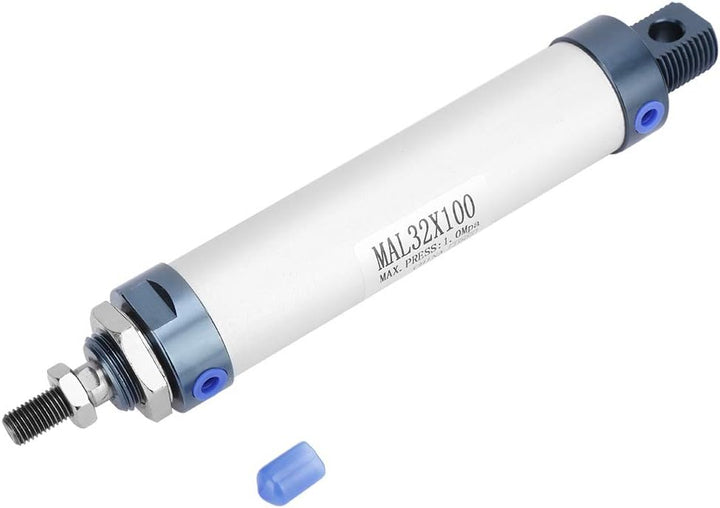 Luftzylinder Pneumatikzylinder, 32mm Single Rod Double Acting Mini Pneumatic Air Cylinder Aluminiuml