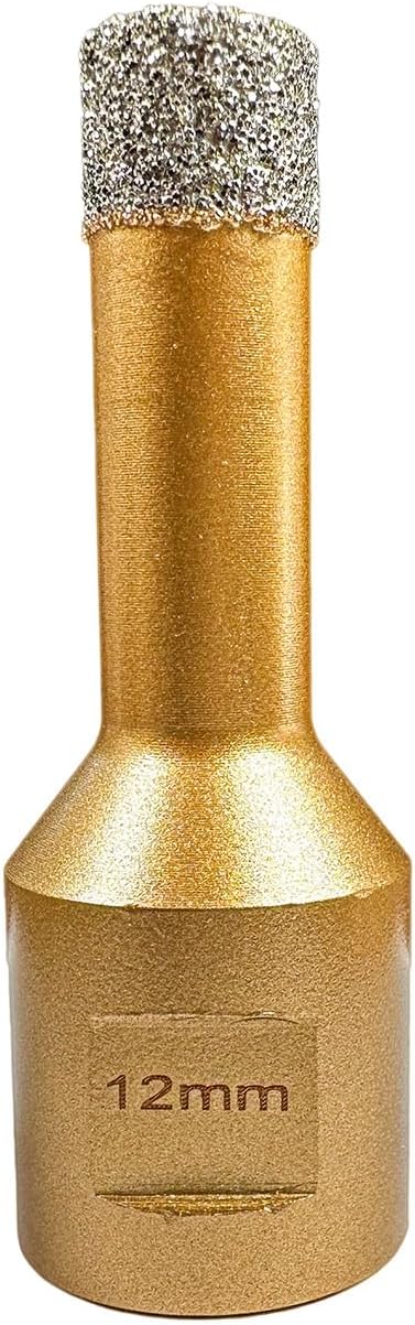 EDW Profi Fliesenbohrer 12 mm x M14, Fliesenbohrkrone für Trockenbohren in Fliese, Wandfliese, Feins