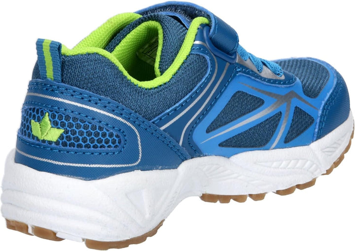 Lico Unisex Kinder Salford Vs Sneaker 27 EU Petrol Blau Lemon, 27 EU Petrol Blau Lemon