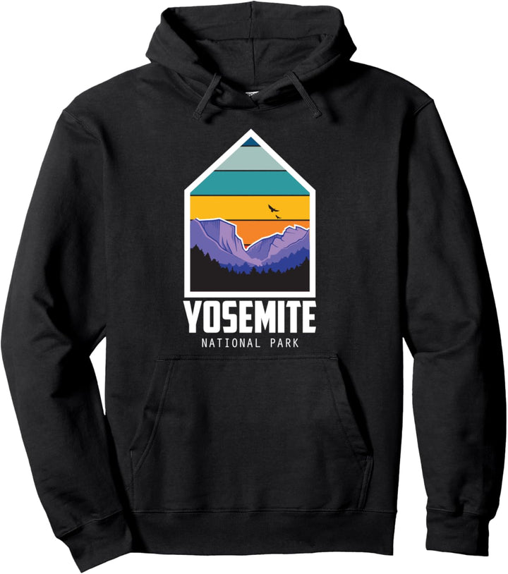 Nationalpark-Souvenir California Yosemite Wanderberg Pullover Hoodie