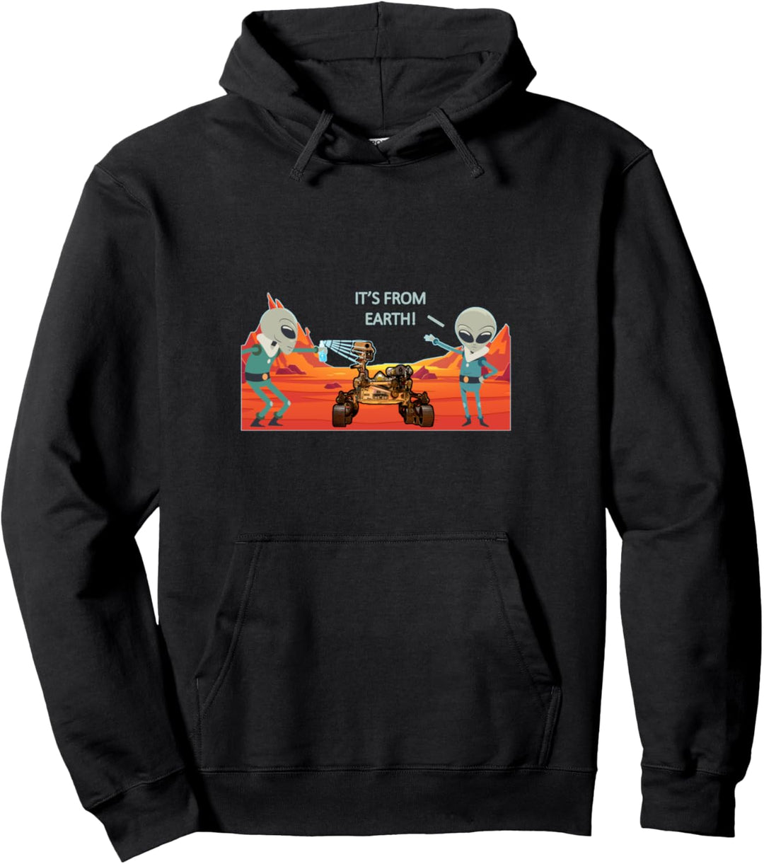 Ausdauer Mars Rover 2021 Lustige Aliens Outter Space Joke Pullover Hoodie