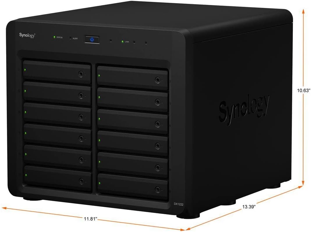 Synology 12 Bay Disk Erweiterung DX1222 (Diskless)