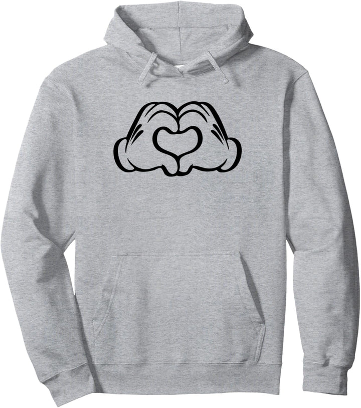 Disney Mickey Mouse Love Hands Pullover Hoodie