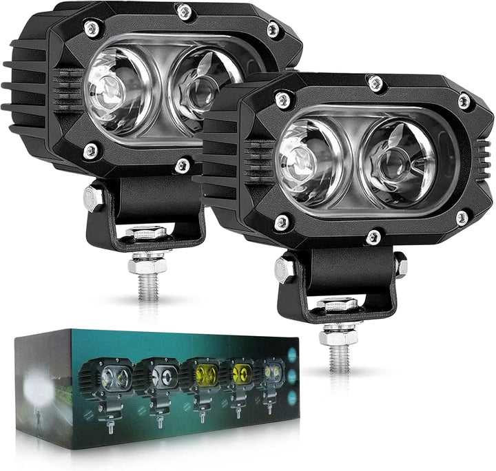 CO LIGHT LED Arbeitsscheinwerfer 12v Led Scheinwerfer 24v Zusatzscheinwerfer auto 4 zoll 2 stück×48W