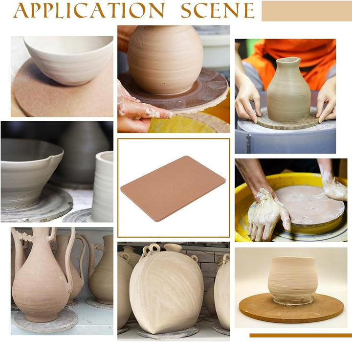 BENECREAT 30x21 cm Rechteckiger Töpferscheibenschläger, Ton-Wurfschläger Aus Mitteldichter Faserplat