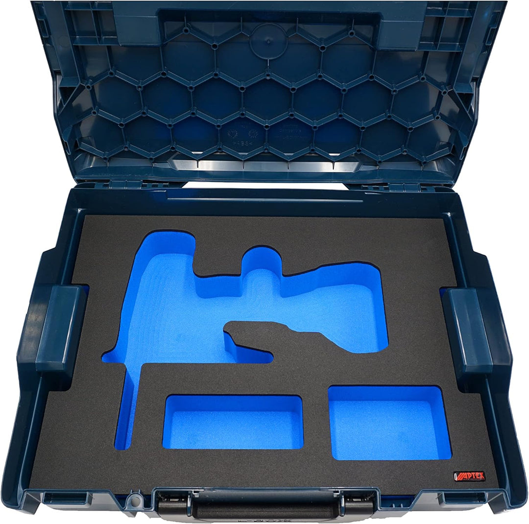 𝖠𝖯𝖳𝖤𝖷 Schaumeinlage passend für Bosch Professional Akku-Stichsäge GST 18V-Li S für L-Boxx 102 G4, 13