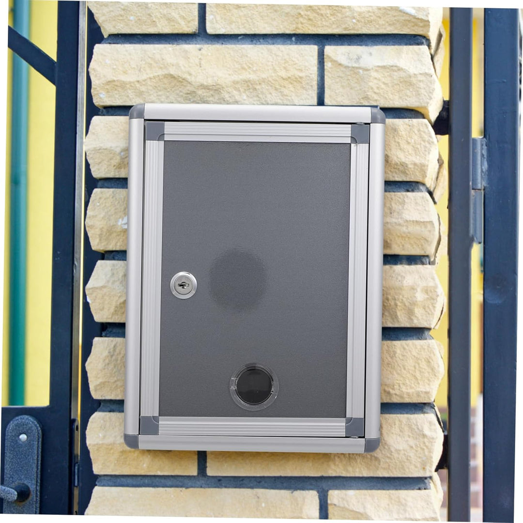 NUOBESTY Kasten Vorschlagsbox Mit Schloss Aluminiumbox Wahlurne Mailbox Vorschlagboxen Outdoor-dekor