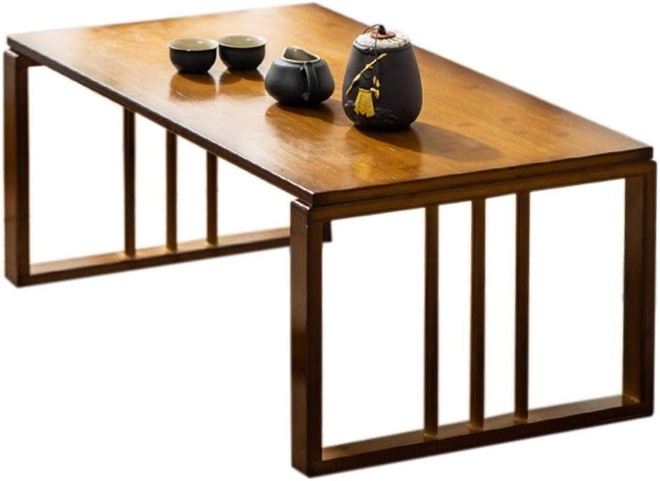 Couchtisch Tatami-Tisch Faltbarer Tee-Trinktisch Im Japanischen Stil Bambus-Erkerfenster Im Japanisc