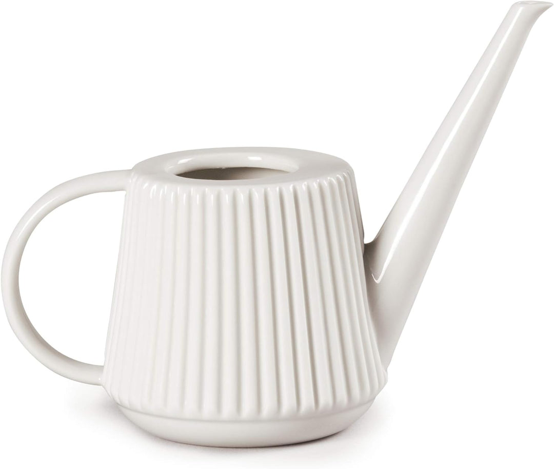 LLADRÓ Watering Can. White. Botanica Fragrans Collection. Giesskanne. Porzellan.