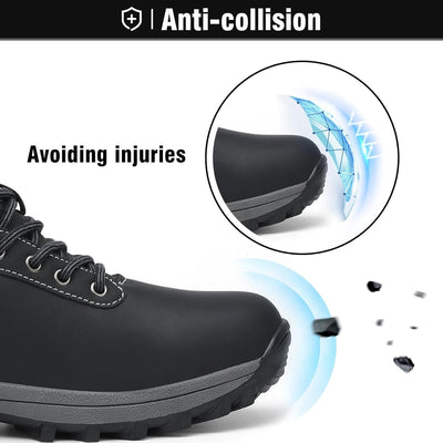 Mishansha Winterschuhe Herren Gefüttert Winterstiefel Damen Warm Winterboots Wasserfeste 37 EU Schwa