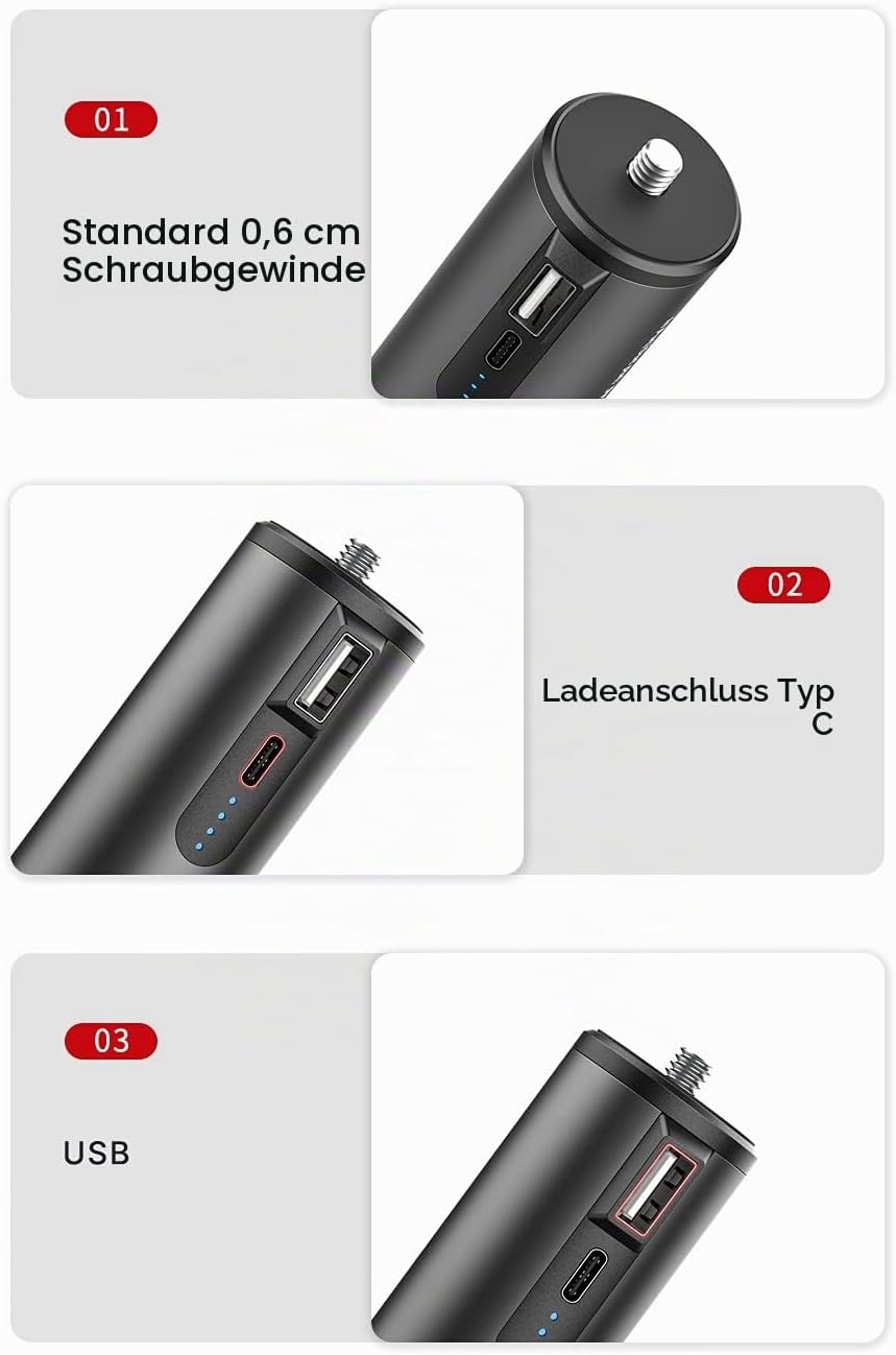 Ulanzi BG-4 Power Bank Griff mit Stativ - 5000 mAh