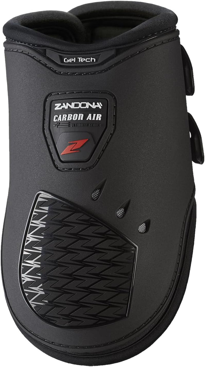 Zandonà Carbon Air Fetlock-Protektoren für Pferde, kein Geschlecht. S Schwarz, S Schwarz