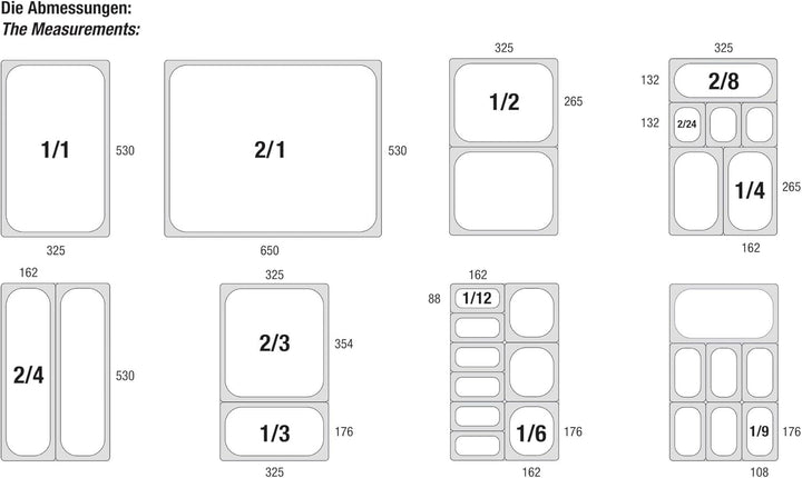Contacto Edelstahl Eiereinsatz für Chafing Dish GN 1/1, 47 x 28,5 x 3 cm