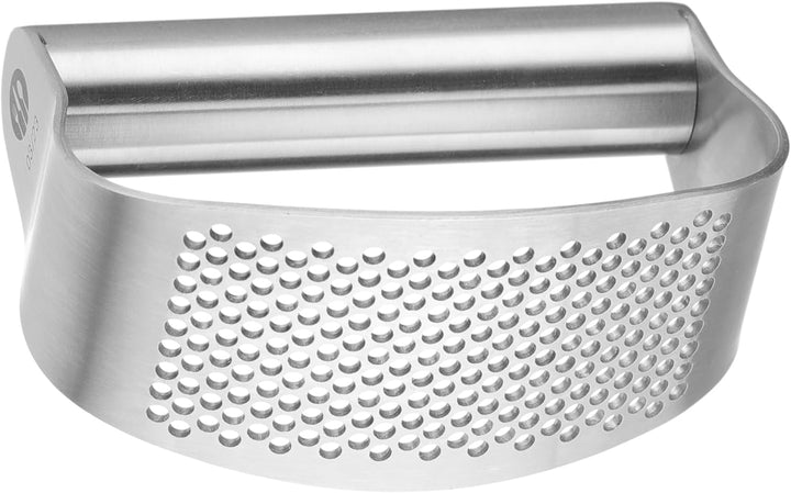 HENDI Knoblauchpresse, Knoblauch Wiege, Knoblauchwippe, Ingwerpresse, Lochdurchmesser: ø3 mm, Spülma