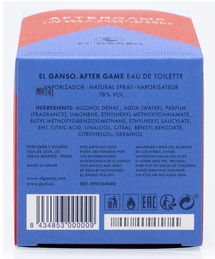 El Ganso After Game, Eau de Toilette für Männer, Zitrus- und Holzduft, 125ml Zerstäuber