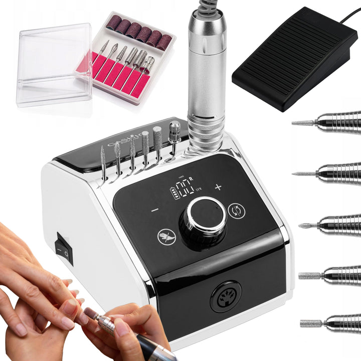 Nagelfräser für Gelnägel | Nail Drill 50W | Elektrische Nagelfeile | Maniküre Pediküre Set Elektrisc