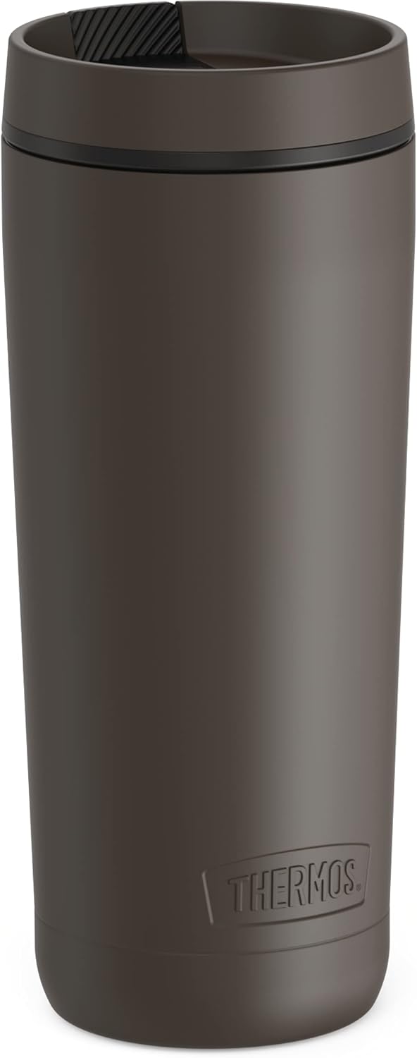 THERMOS Alta Series Edelstahl-Becher, 510 ml, Espresso-Schwarz 18 Ounce Espresso Schwarz, 18 Ounce E