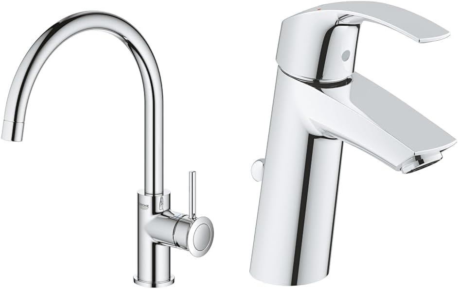 GROHE Start Classic - Einhand- Spültischarmatur & Eurosmart - Badarmatur Einhand- Waschtischarmatur