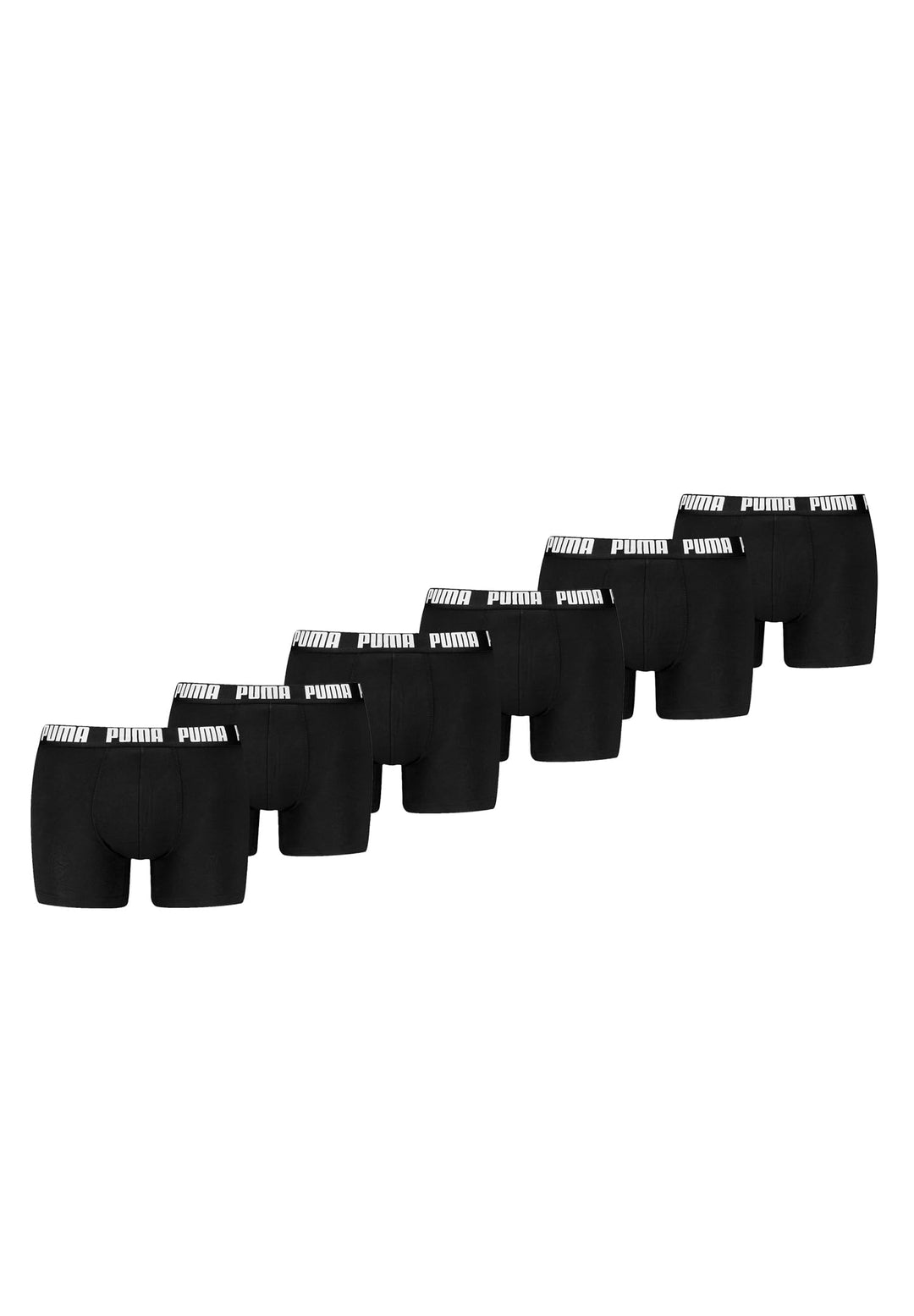 PUMA Herren Basic Boxer Shorts (6er Pack) S 001 - Black, S 001 - Black