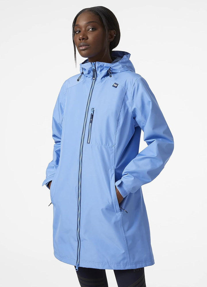 Helly Hansen Belfast Damenjacke, lang, 619 Skagen Blue, X-Small, 619 Skagen Blau, XS XS 619 Skagen B