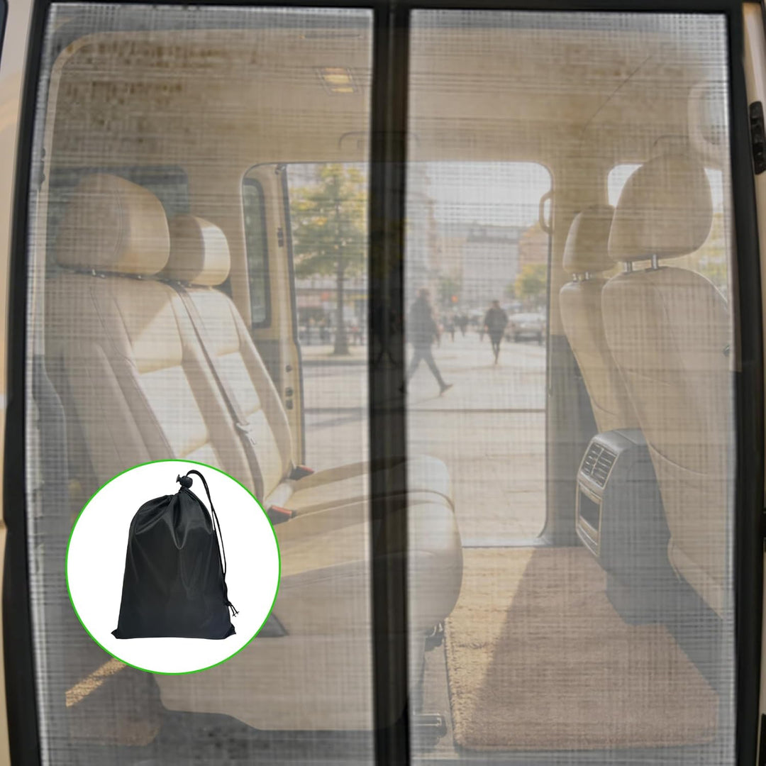 Moskitonetz Magnetisch für VW T5 T6 Schiebetür, 145 * 115 cm Sonnenschutz Auto Seitentür Moskitonetz