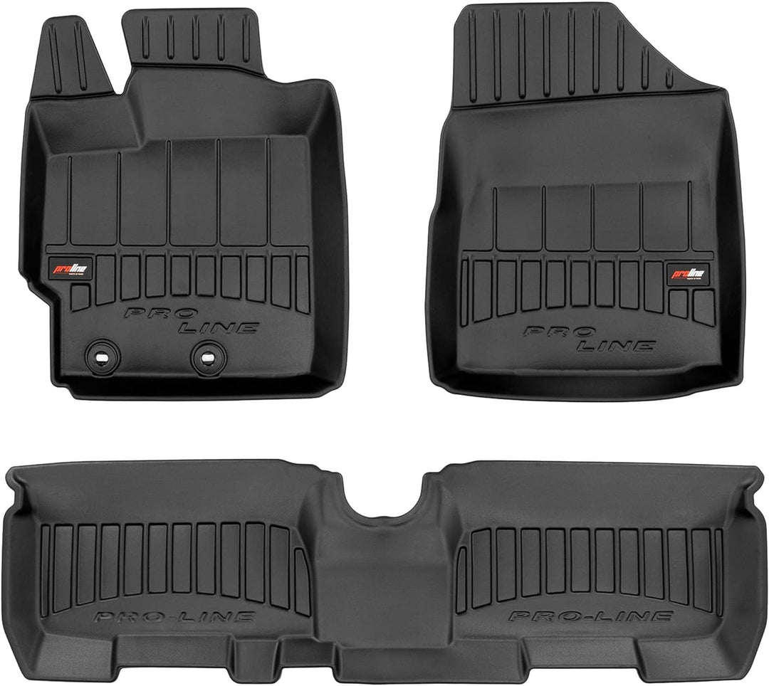 M MOTOS Gummimatten Auto Fussmatte passt für Toyota Yaris II 2005-2011 Verbessern Sie Ihren Reisekom