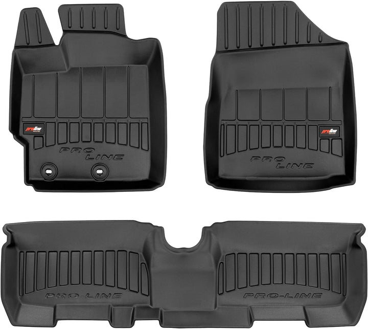 M MOTOS Gummimatten Auto Fussmatte passt für Toyota Yaris II 2005-2011 Verbessern Sie Ihren Reisekom