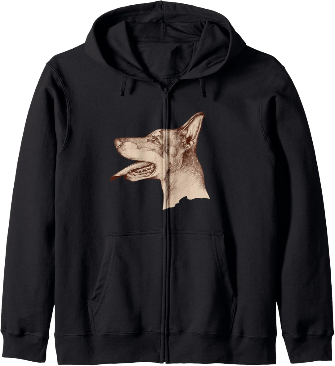 Art Style Doberman Geschenk Doberman Pinscher Kapuzenjacke