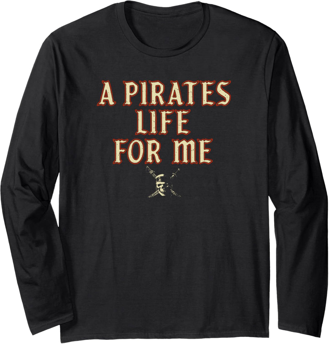 Disney Pirates of the Caribbean A Pirates Life For Me Langarmshirt