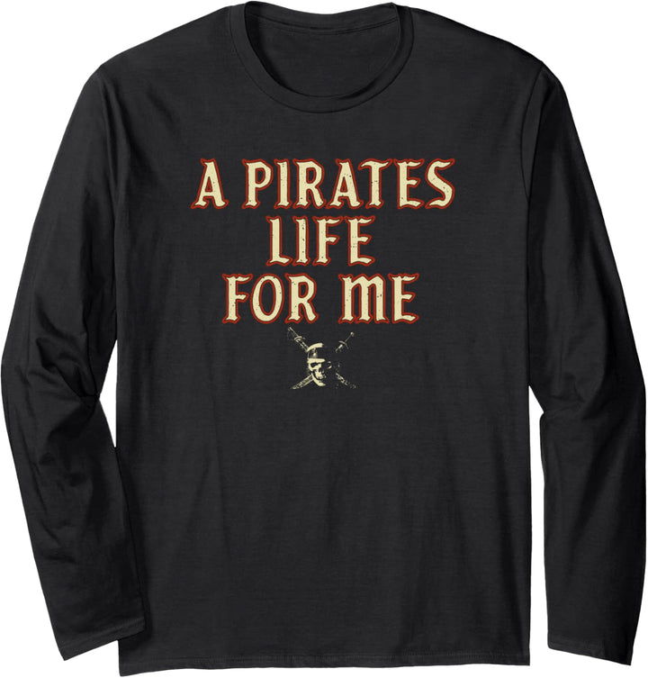 Disney Pirates of the Caribbean A Pirates Life For Me Langarmshirt