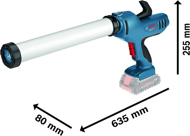 Bosch Professional 18V System Akku Kartuschenpresse GCG 18V-600 (max. Kartuschenkapazität 400ml, ohn