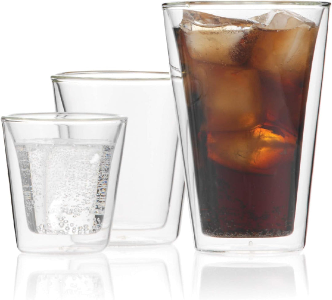 Bodum CANTEEN Gläser-Set (Doppelwandig, 0,2 liters) transparent 0,2 L - 2 Stück, 0,2 L - 2 Stück