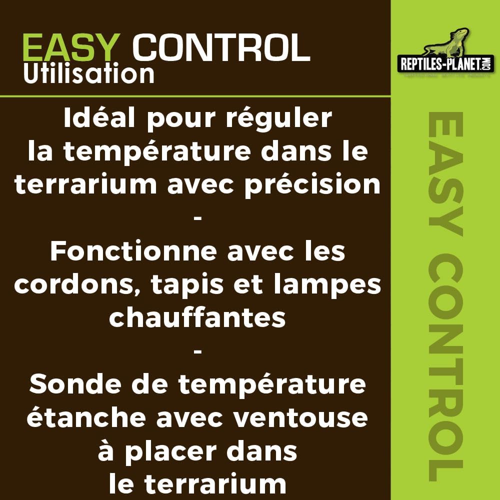 Reptiles Planet Thermostat für Terrarium Reptilien Easy Control