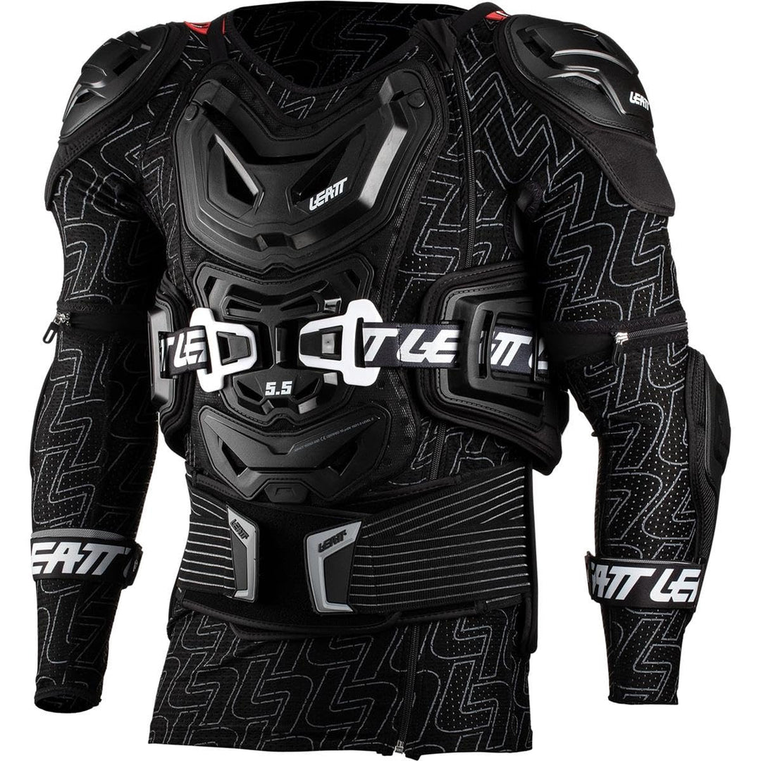 Leatt Protektorjacke Body Protector 5.5 Schwarz Schwarz S/M, Schwarz S/M