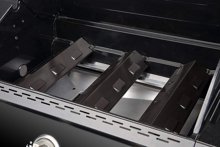 LOKHING 98531 (4Pack) Hitzeschild aus Porzellanstahl, Heizplatte, Wärmezelt, Brennerdeckel und Flavo