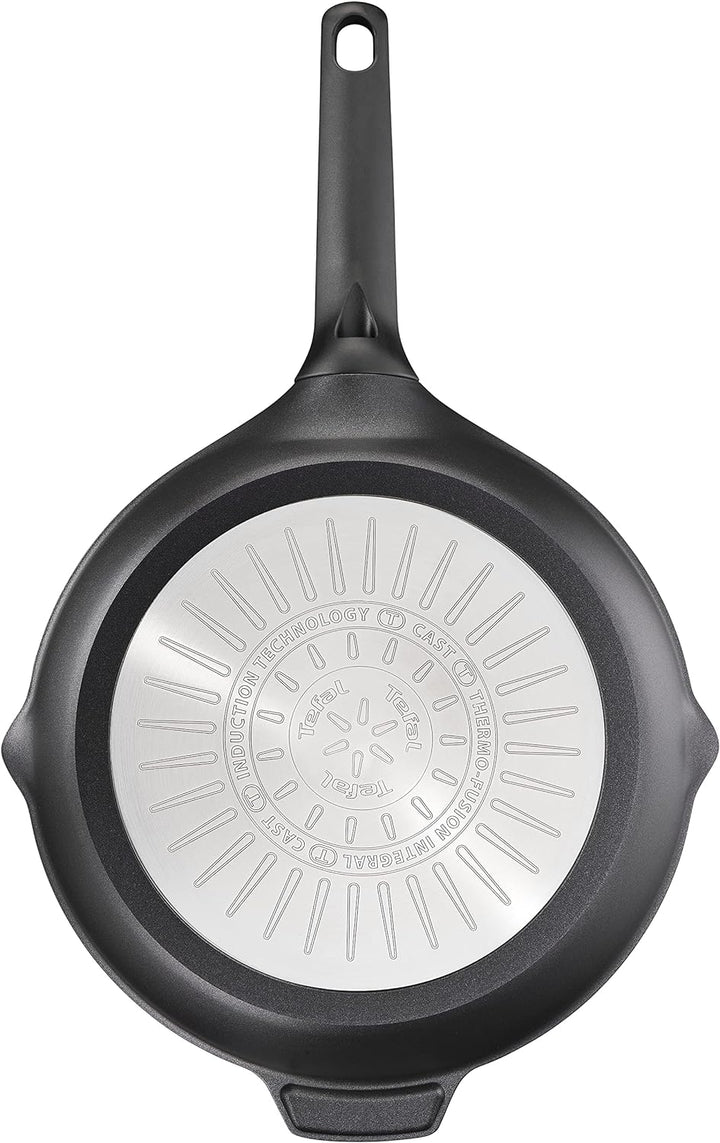 Tefal E24906 Robusto Aluguss Bratpfanne 28 cm | einfache Reinigung | Antihaftversiegelung | Thermo-S